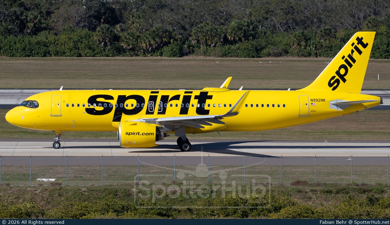 Photo of N992NK - Airbus A320-271N operated by Spirit Airlines