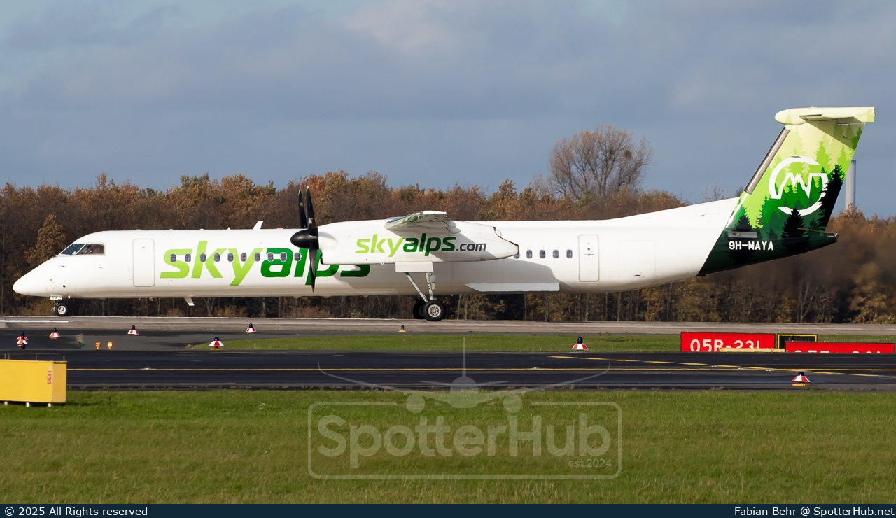 Photo of 9H-MAYA - Bombardier DHC-8-402 Dash 8 Q400 operated by SkyAlps
