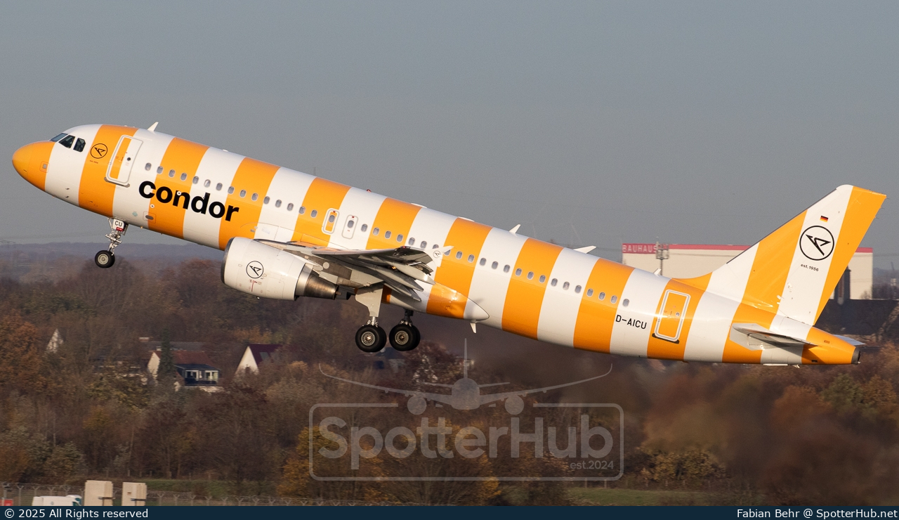 Photo of D-AICU - Airbus A320-214 operated by Condor