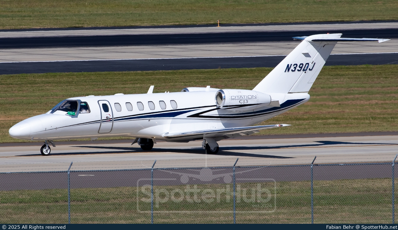 Photo of N39DJ - Cessna 525B CitationJet CJ3 operated by Capital City Jet Center