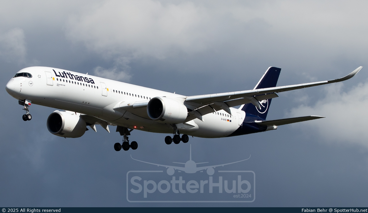 Photo of D-AIXD - Airbus A350-941 operated by Lufthansa