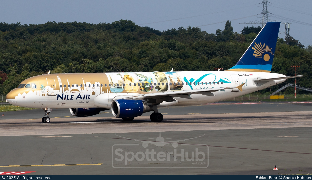 Photo of SU-BQM - Airbus A320-214 operated by Nile Air