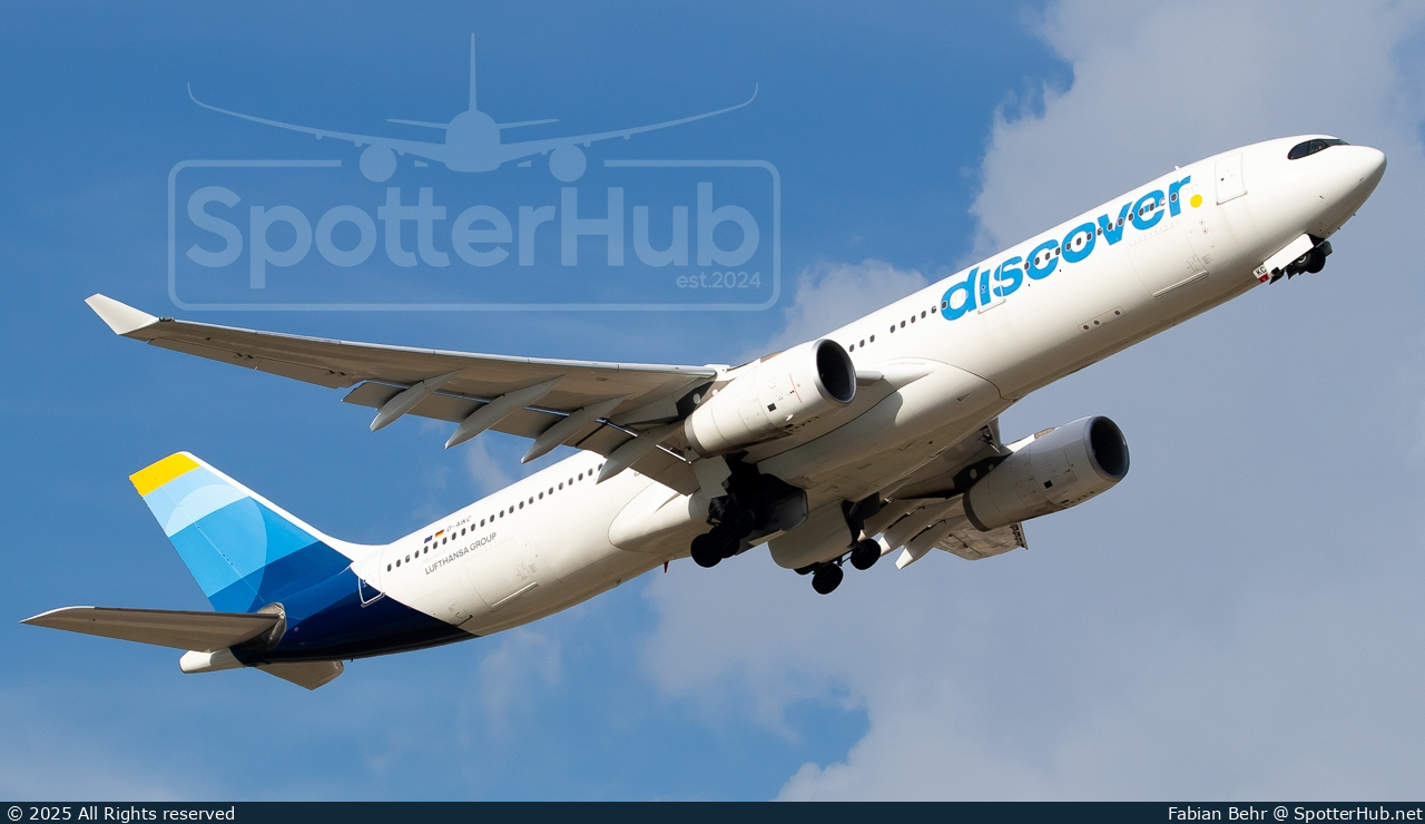 Photo of D-AIKC - Airbus A330-343 operated by Discover Airlines