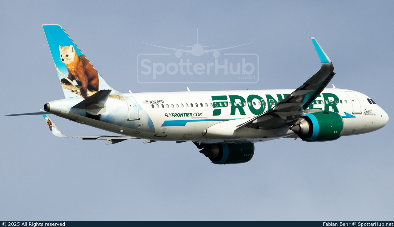 Photo of N328FR - Airbus A320-251N operated by Frontier Airlines