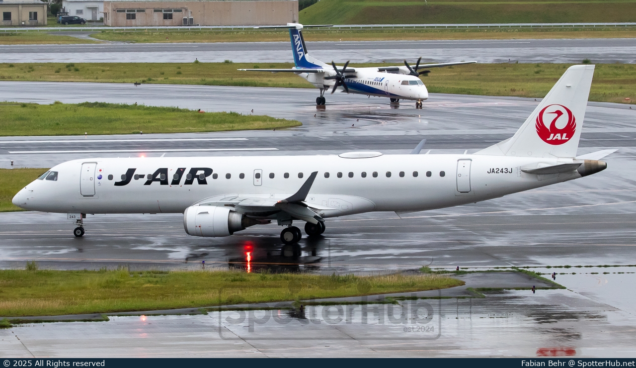 Photo of JA243J - Embraer ERJ-190STD operated by J-Air