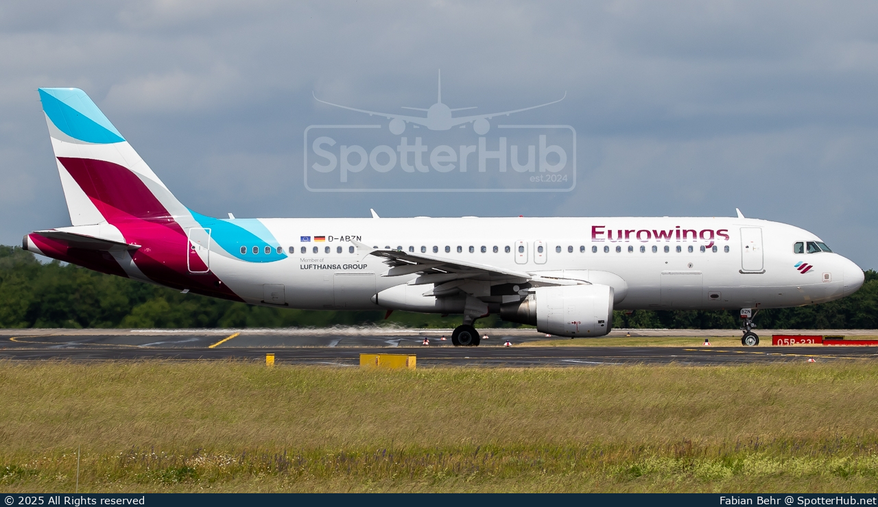 Photo of D-ABZN - Airbus A320-216 operated by Eurowings