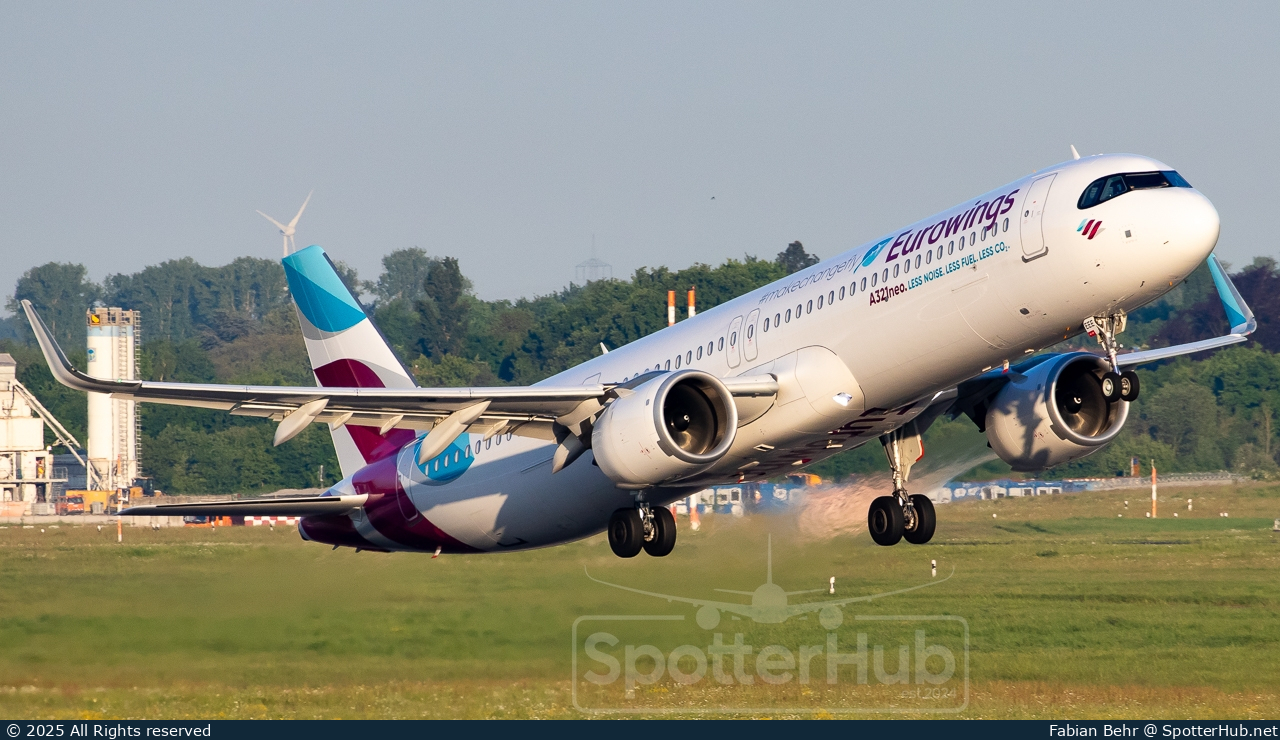 Photo of D-AEEE - Airbus A321-251NX operated by Eurowings