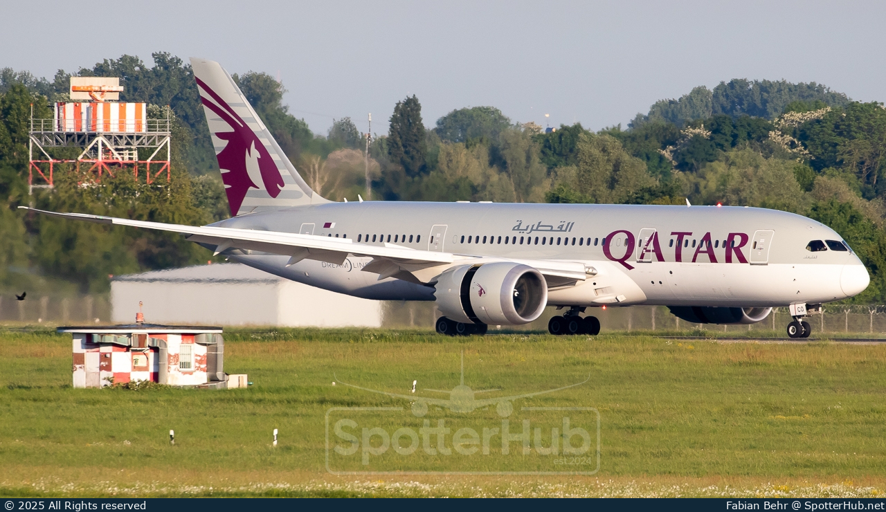 Photo of A7-BCO - Boeing 787-8 Dreamliner operated by Qatar Airways