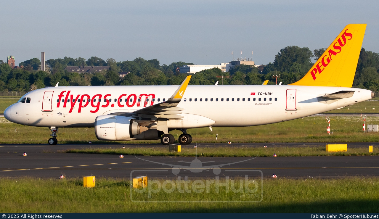 Photo of TC-NBH - Airbus A320-251N operated by Pegasus Airlines