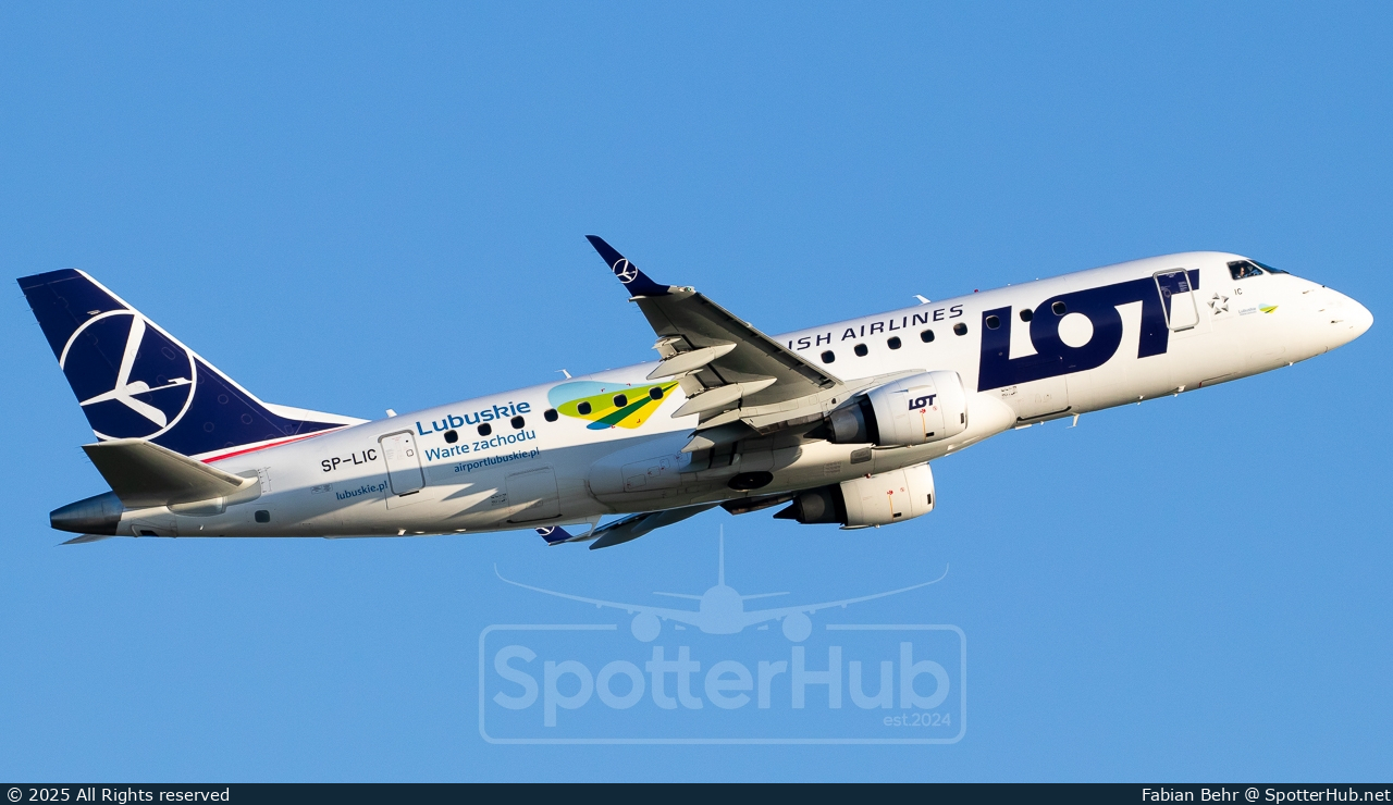 Photo of SP-LIC - Embraer ERJ-175STD operated by LOT Polish Airlines