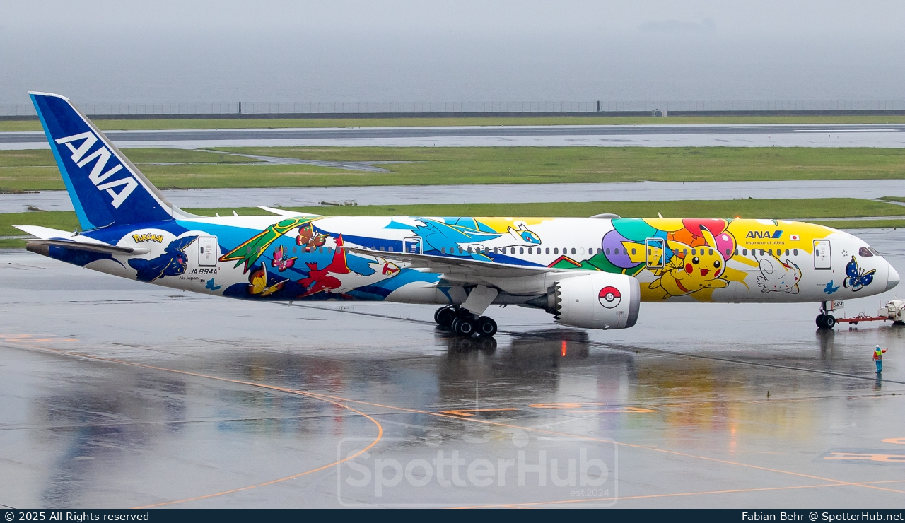Photo of JA894A - Boeing 787-9 Dreamliner operated by ANA All Nippon Airways (opb Air Japan)