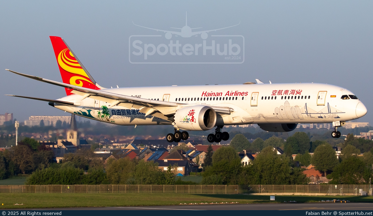 Photo of B-1540 - Boeing 787-9 Dreamliner operated by Hainan Airlines