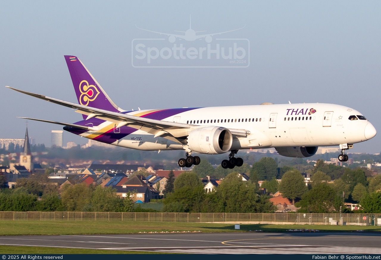 Photo of HS-TQC - Boeing 787-8 Dreamliner operated by Thai Airways International