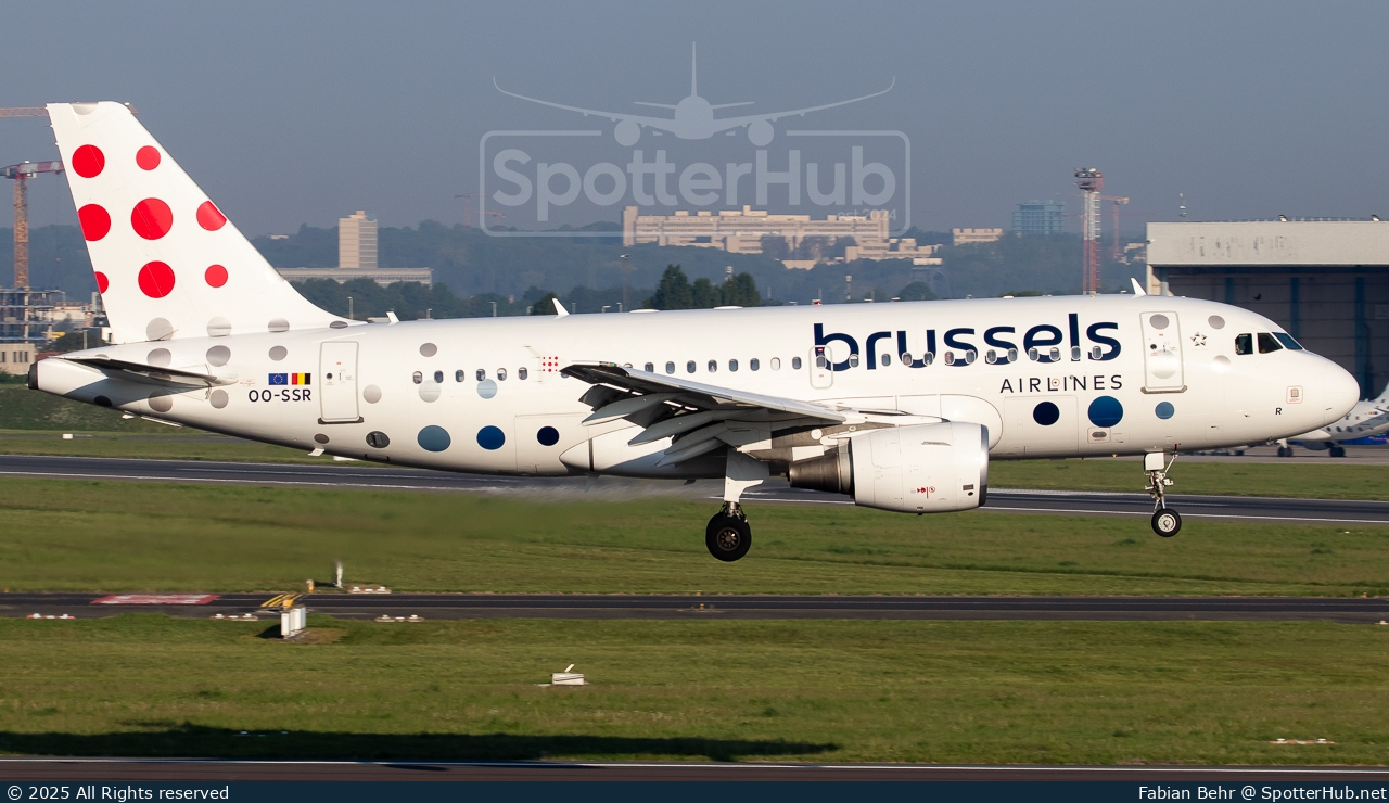 Photo of OO-SSR - Airbus A319-112 operated by Brussels Airlines