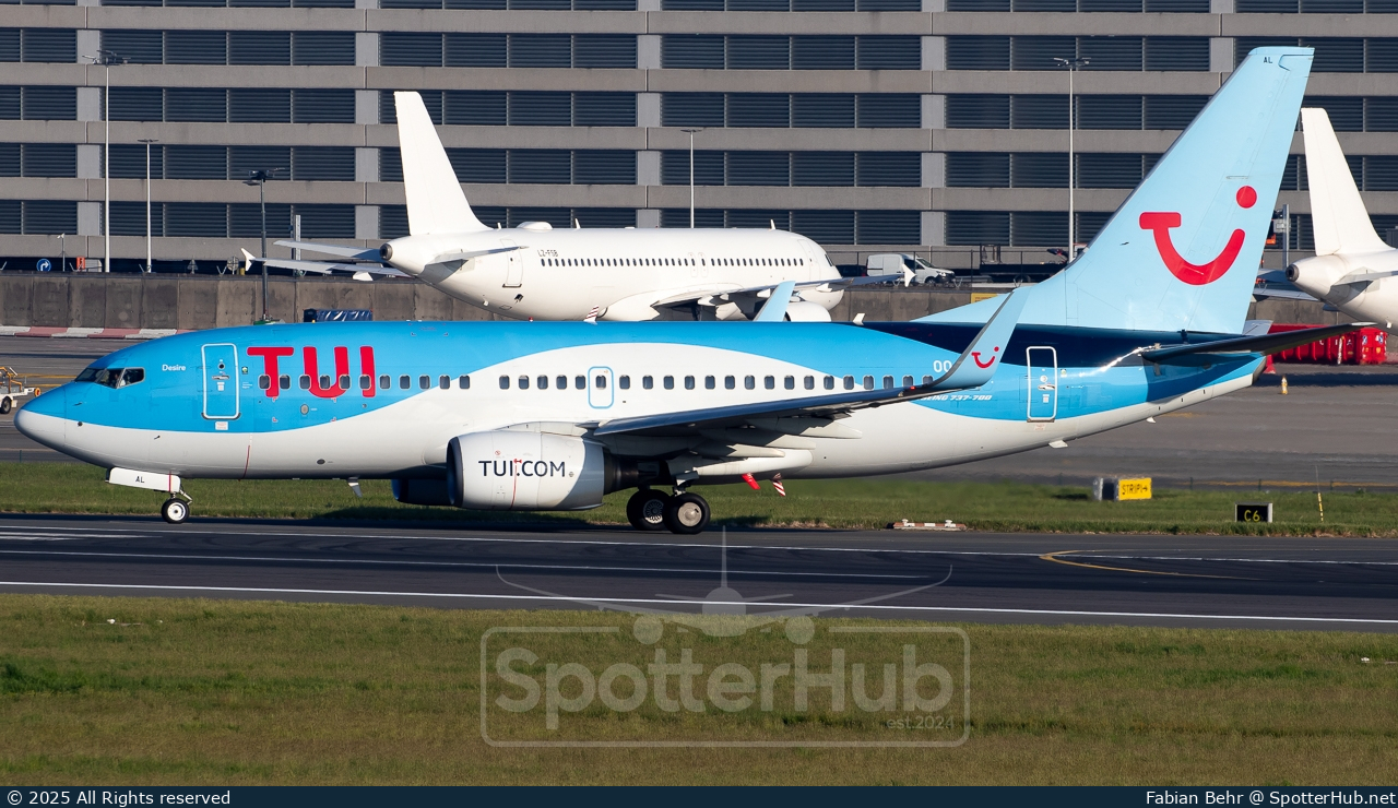 Photo of OO-JAL - Boeing 737-7K2 operated by TUI Airlines Belgium