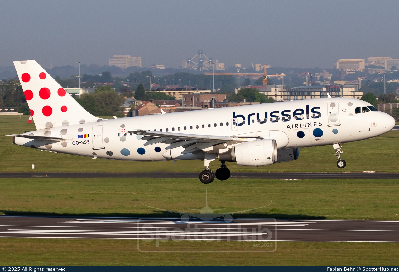 Photo of OO-SSS - Airbus A319-111 operated by Brussels Airlines