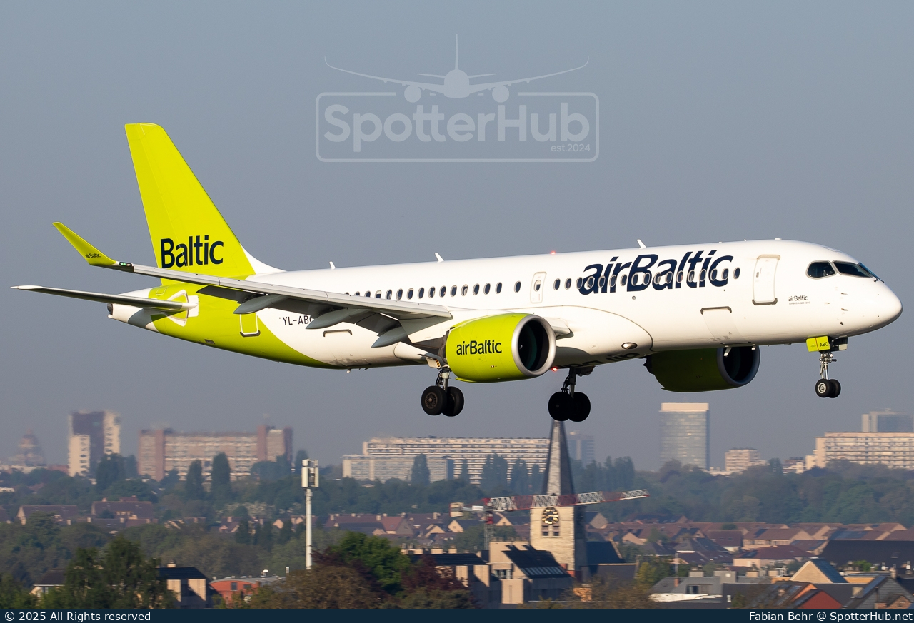 Photo of YL-ABC - Airbus A220-300 operated by airBaltic