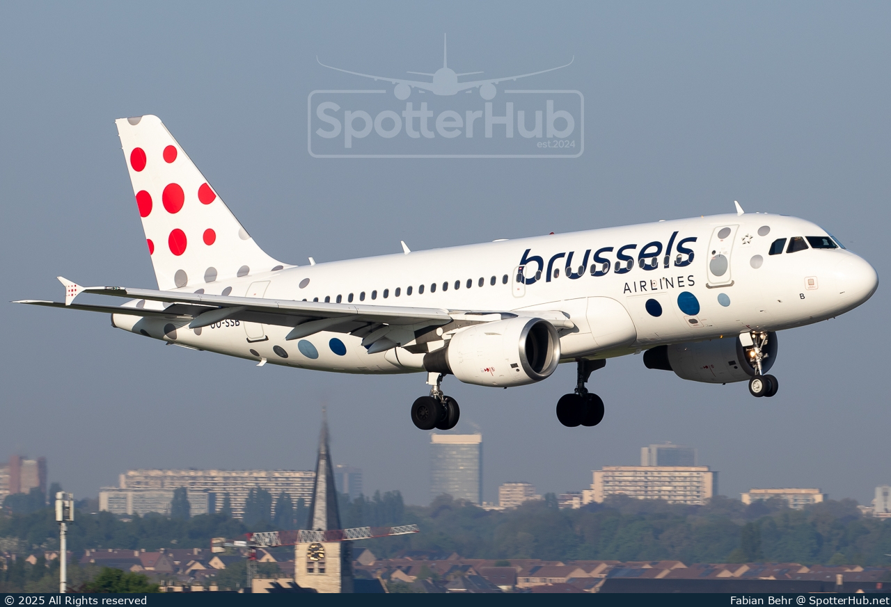 Photo of OO-SSB - Airbus A319-111 operated by Brussels Airlines