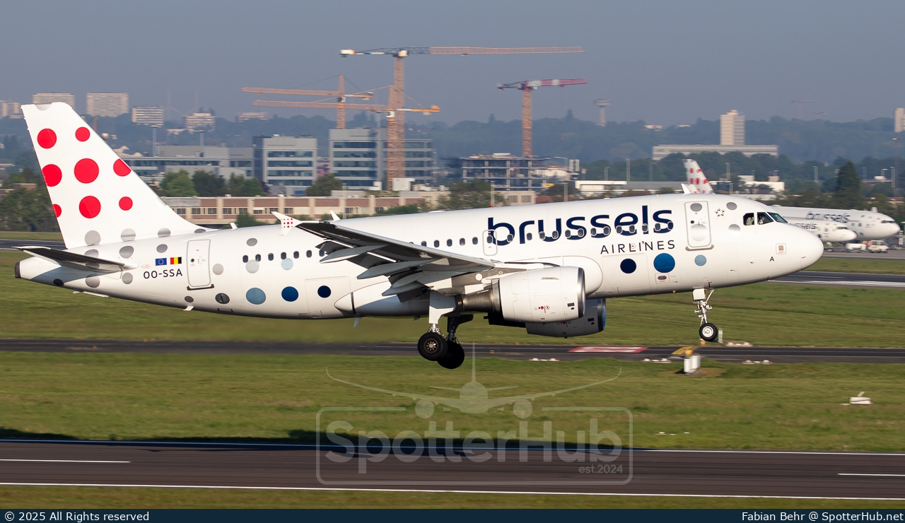 Photo of OO-SSA - Airbus A319-111 operated by Brussels Airlines