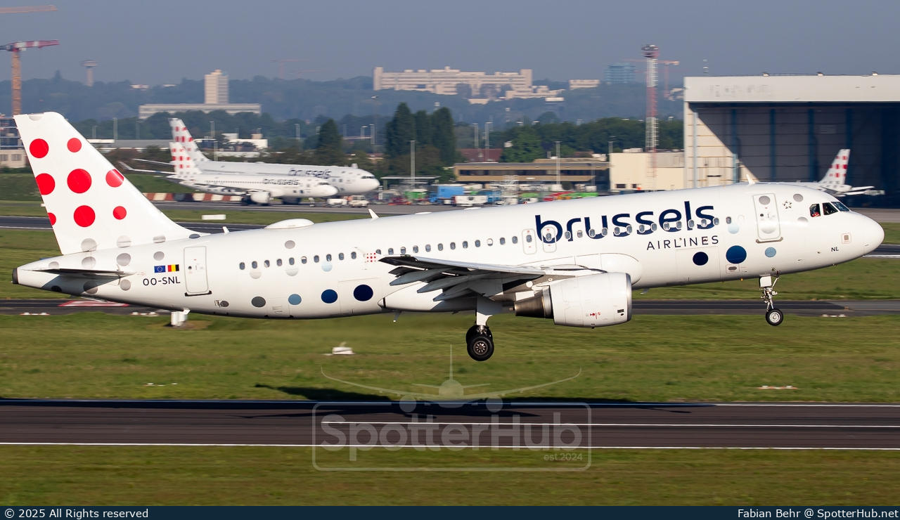 Photo of OO-SNL - Airbus A320-214 operated by Brussels Airlines