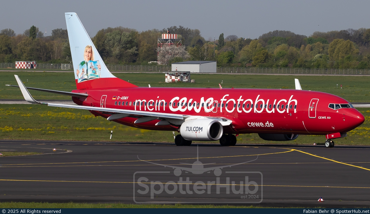 Photo of D-ABMV - Boeing 737-86J operated by TUIfly
