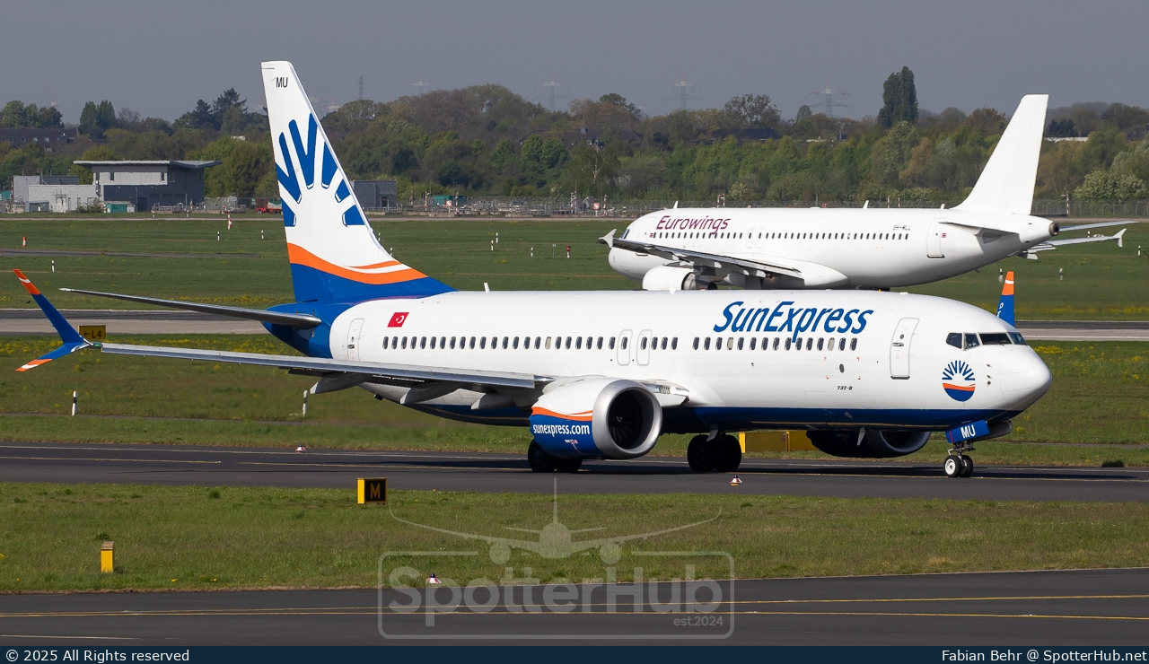 Photo of TC-SMU - Boeing 737 MAX 8 operated by SunExpress