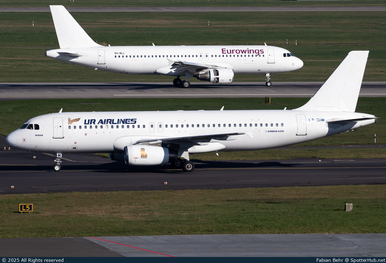 Photo of LZ-BHM - Airbus A320-232 operated by UR Airlines (opb BH Air)