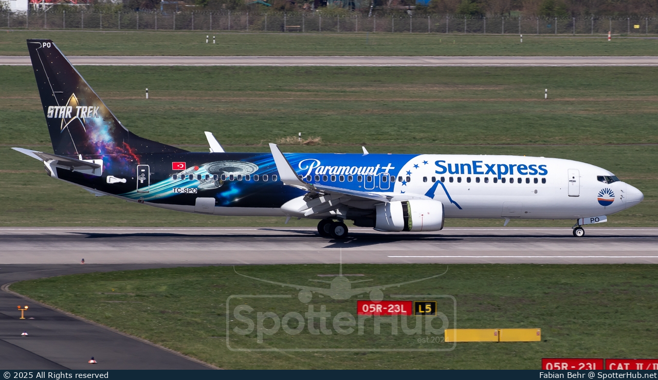 Photo of TC-SPO - Boeing 737-8MA operated by SunExpress