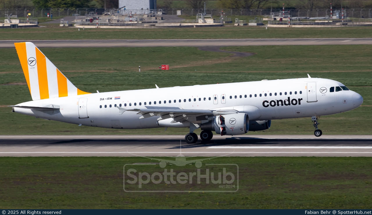 Photo of 9A-IRM - Airbus A320-214 operated by Condor (opb Fly Air41 Airways)