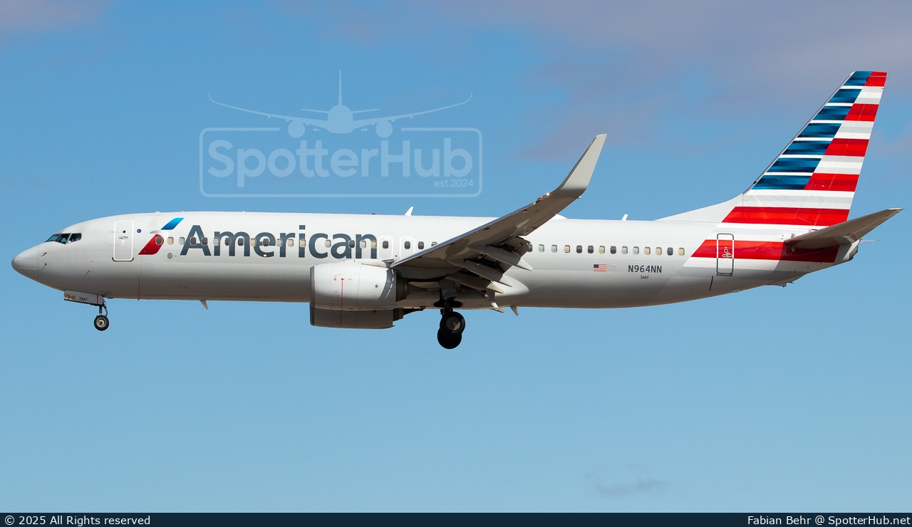Photo of N964NN - Boeing 737-823 operated by American Airlines