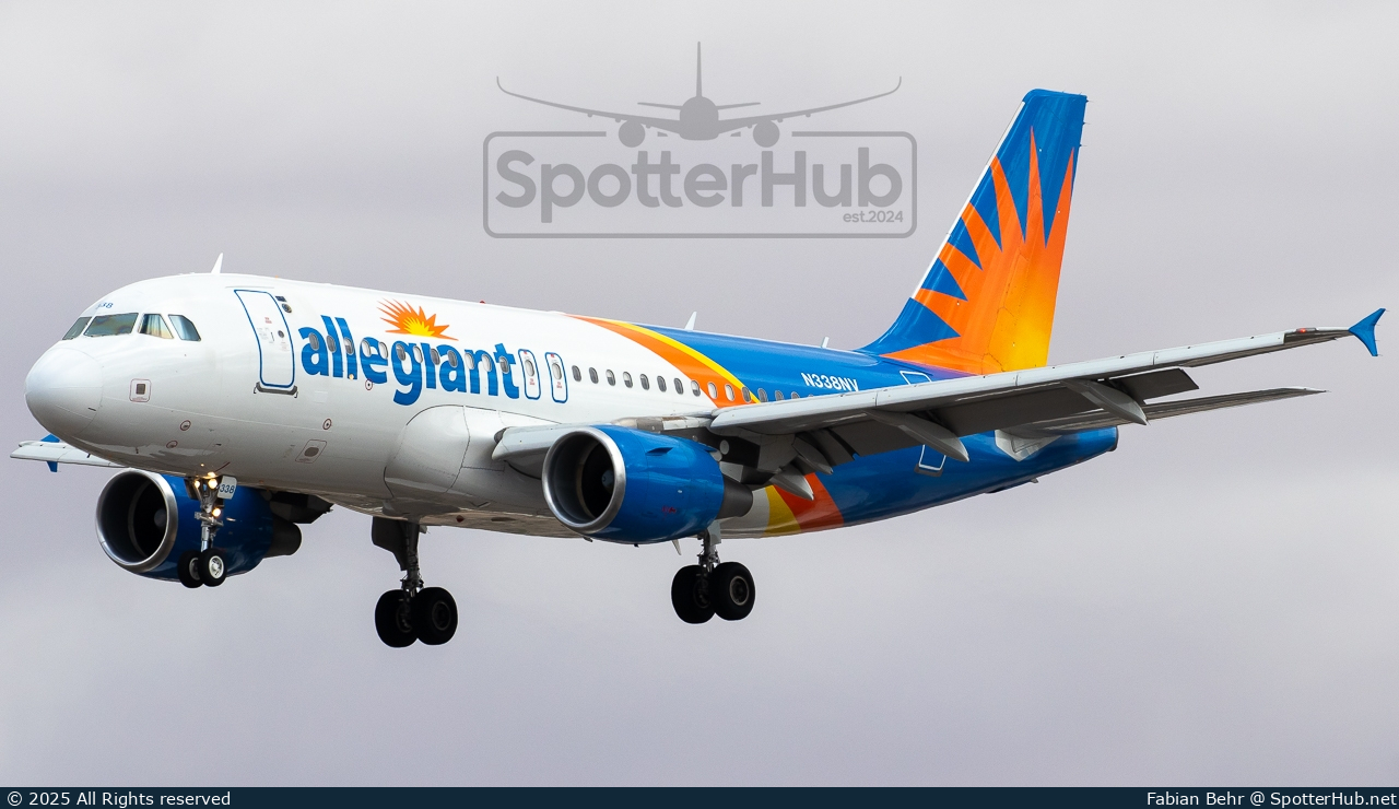 Photo of N338NV - Airbus A319-112 operated by Allegiant Air