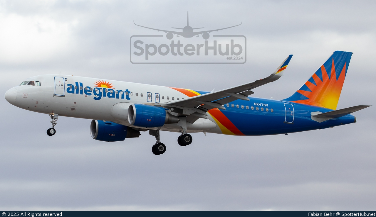 Photo of N247NV - Airbus A320-214 operated by Allegiant Air