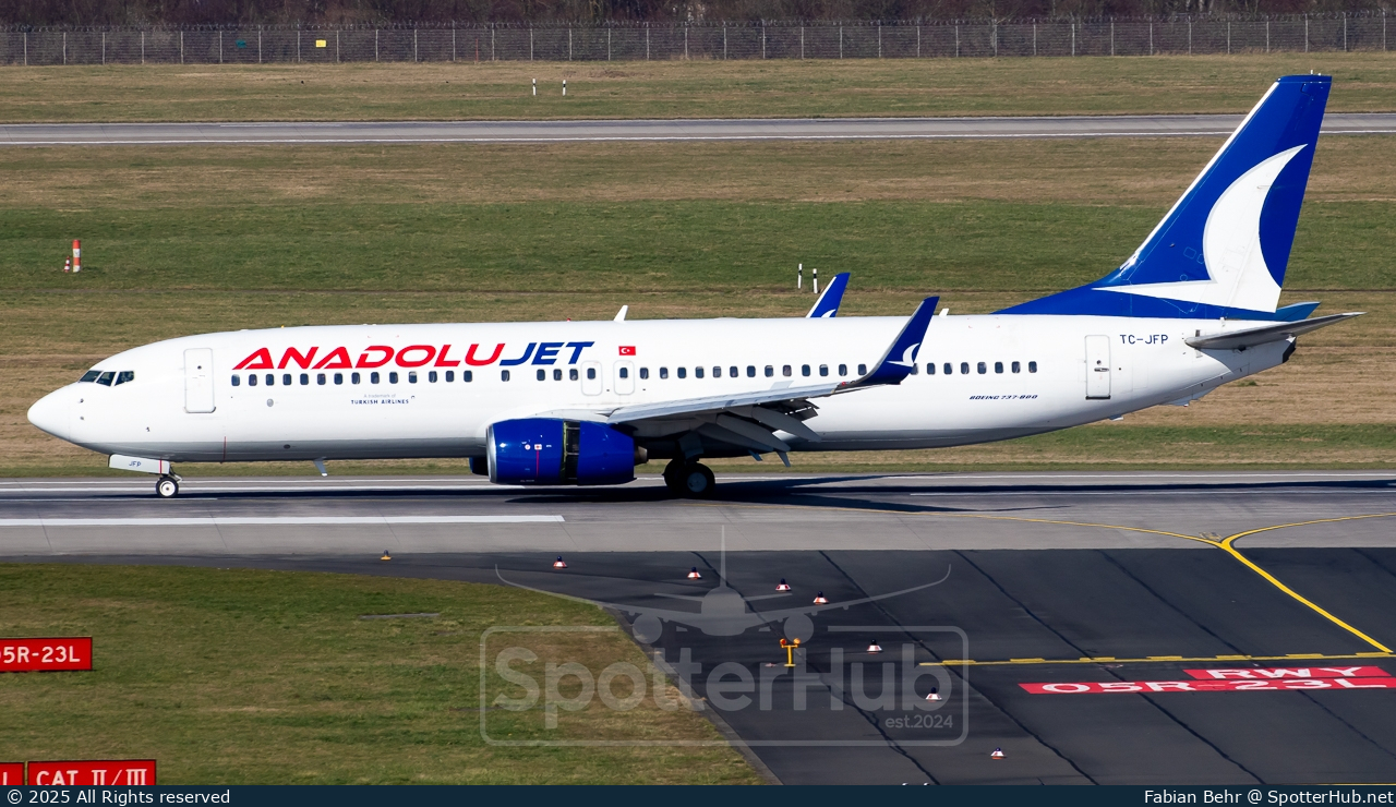 Photo of TC-JFP - Boeing 737-8F2 operated by AnadoluJet