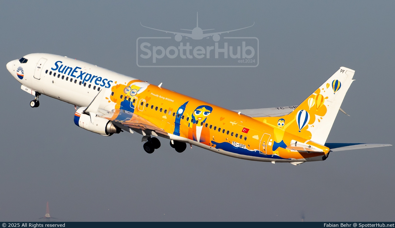 Photo of TC-SPF - Boeing 737-8K5 operated by SunExpress