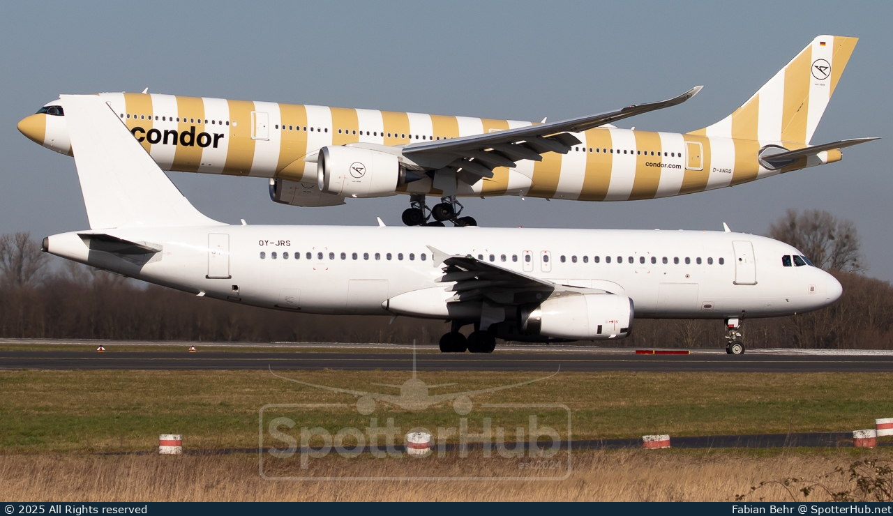 Photo of OY-JRS - Airbus A320-232 operated by DAT Danish Air Transport