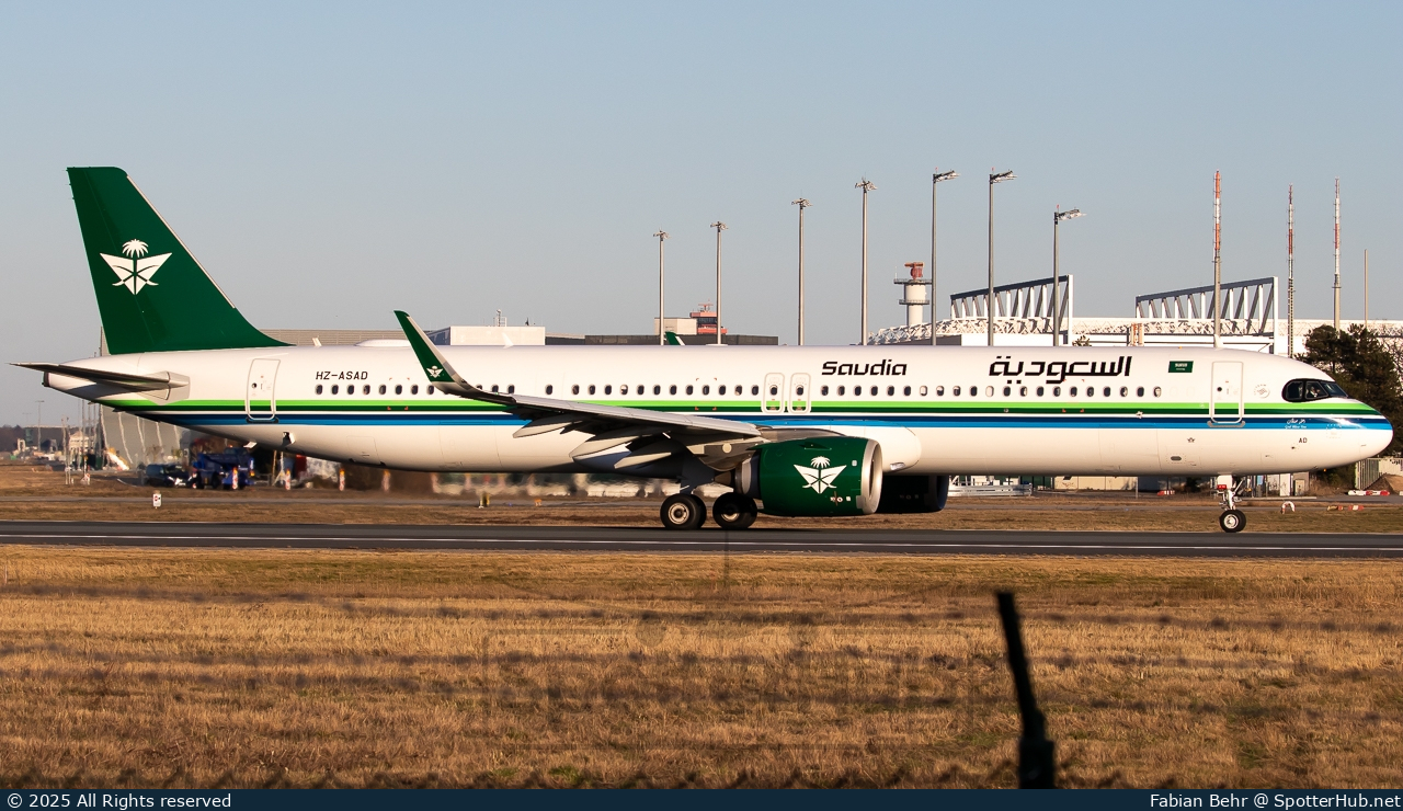 Photo of HZ-ASAD - Airbus A321-251NX operated by Saudia