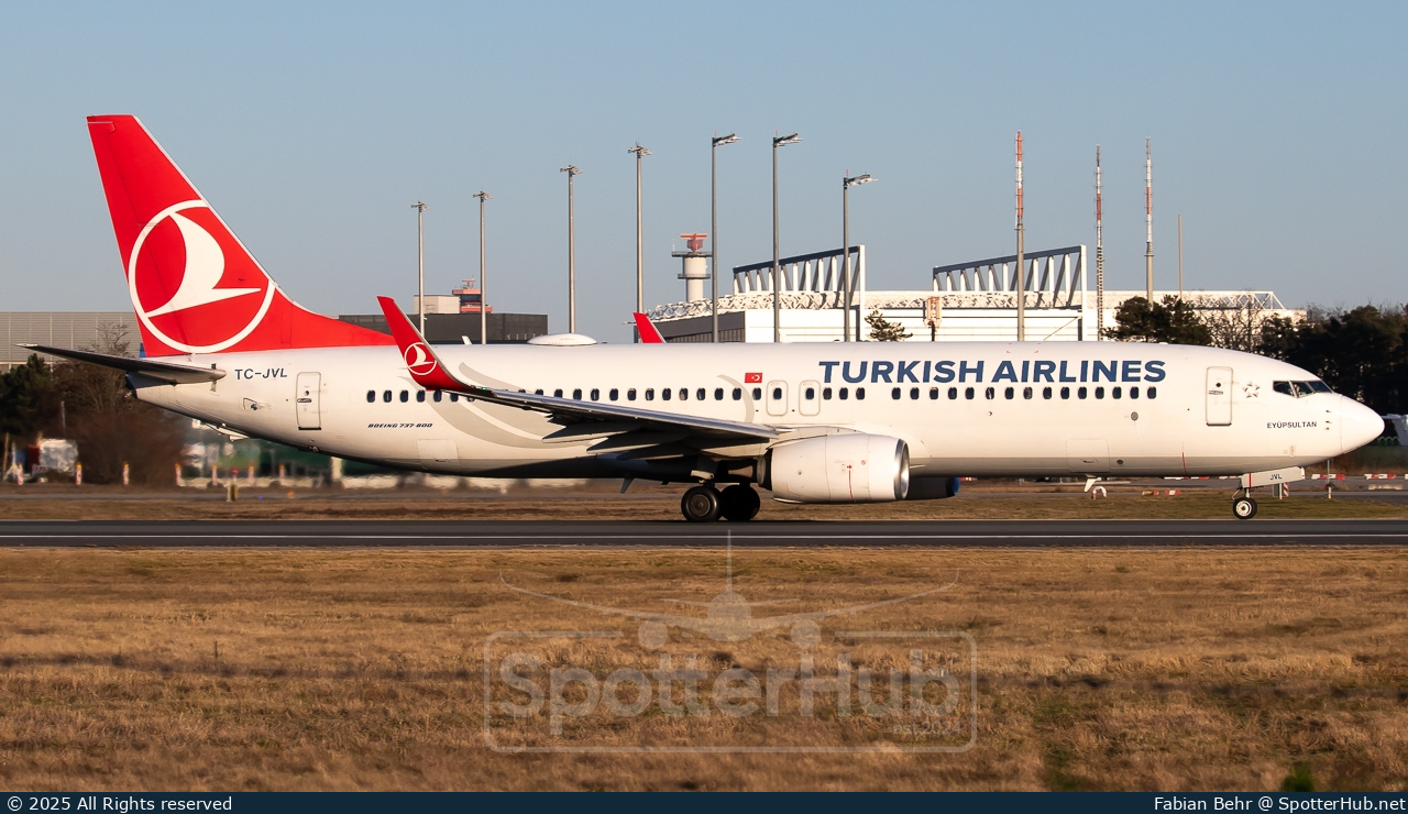 Photo of TC-JVL - Boeing 737-8F2 operated by Turkish Airlines