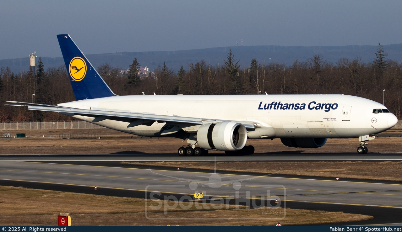 Photo of D-ALFA - Boeing 777-FBT operated by Lufthansa Cargo