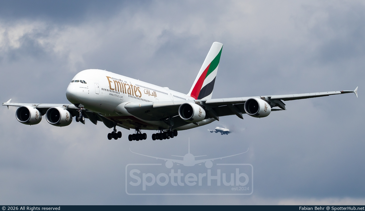 Photo of A6-EED - Airbus A380-861 operated by Emirates