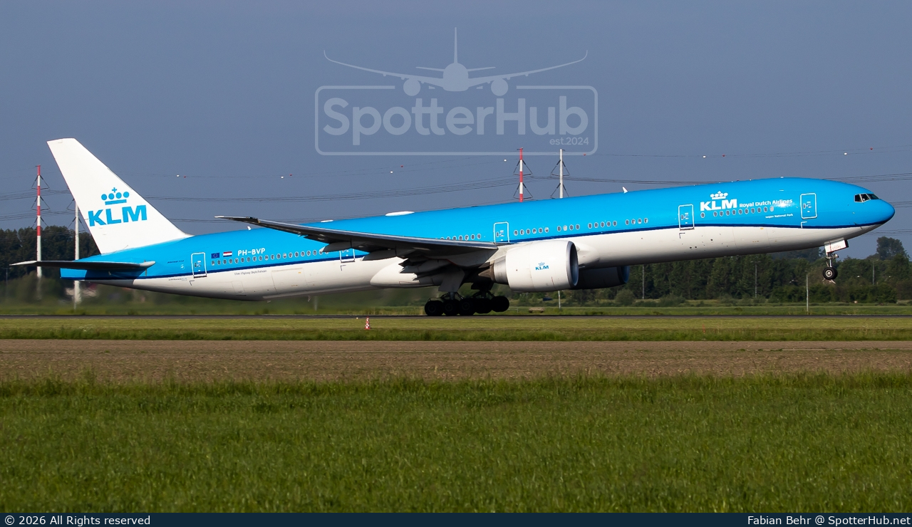 Photo of PH-BVP - Boeing 777-306(ER) operated by KLM Royal Dutch Airlines