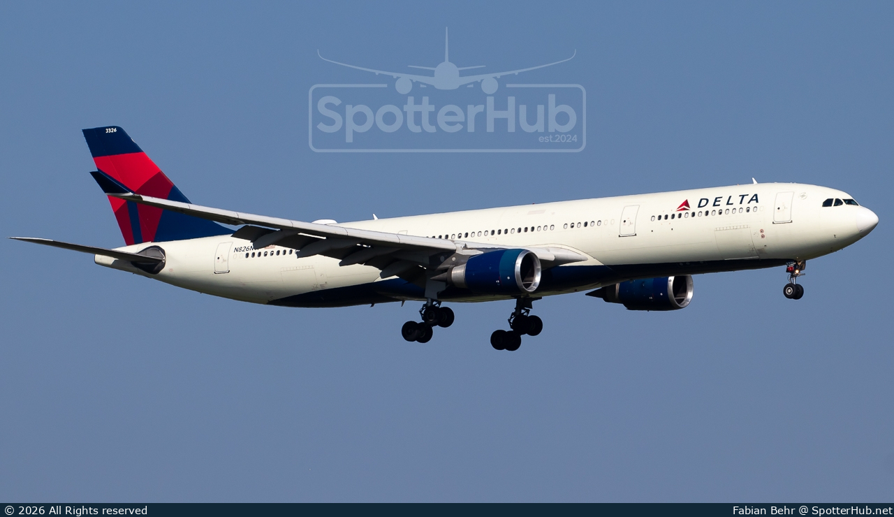 Photo of N826NW - Airbus A330-302 operated by Delta Air Lines