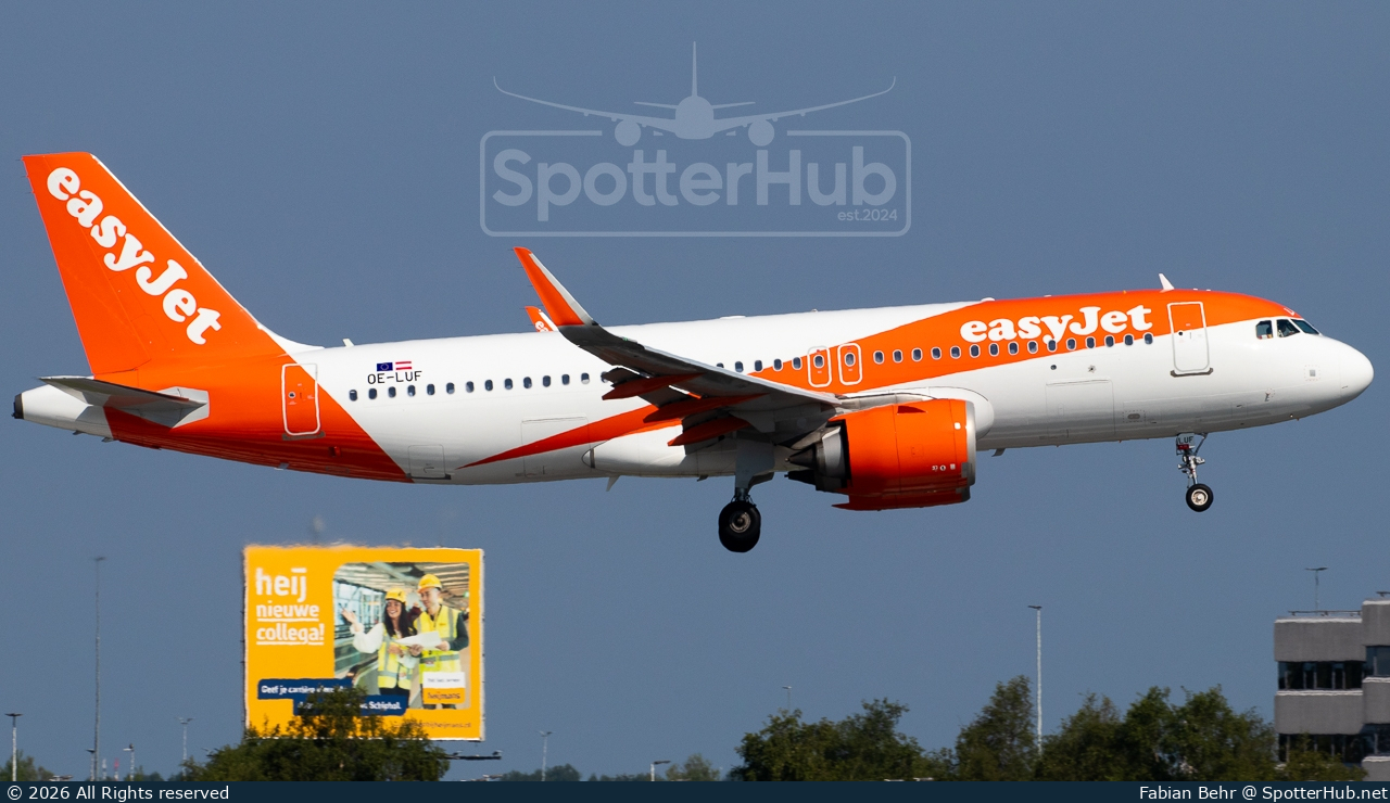 Photo of OE-LUF - Airbus A320-251N operated by easyJet Europe