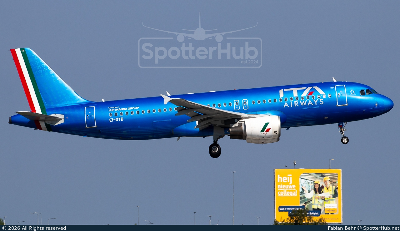 Photo of EI-DTB - Airbus A320-216 operated by ITA Airways