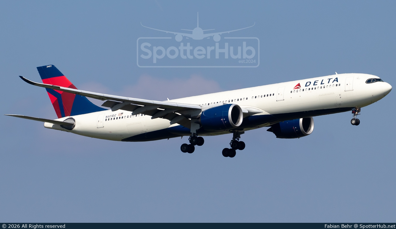 Photo of N401DZ - Airbus A330-941 operated by Delta Air Lines