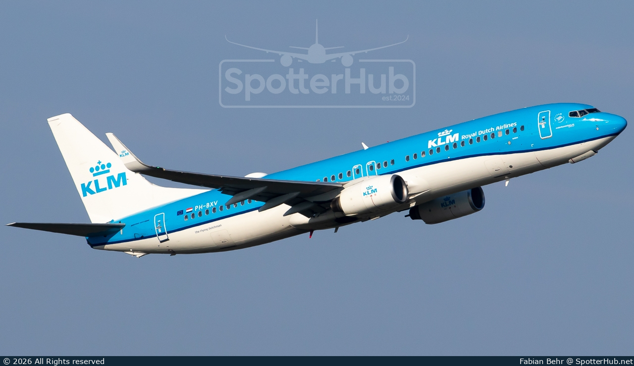 Photo of PH-BXV - Boeing 737-8K2 operated by KLM Royal Dutch Airlines