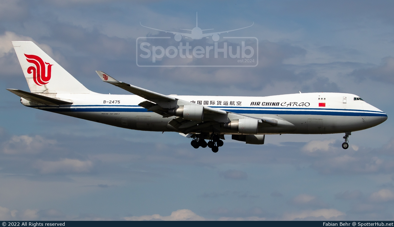 Photo of B-2475 - Boeing 747-4FTF operated by Air China Cargo