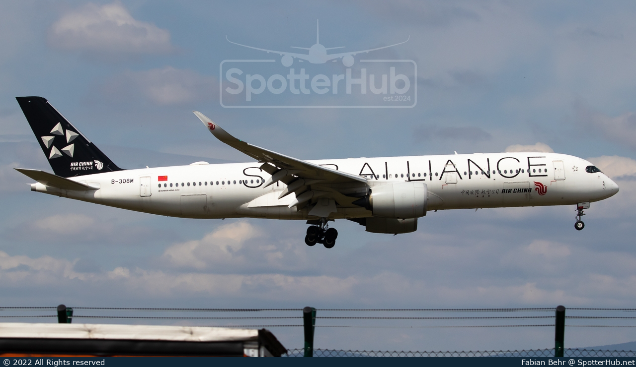 Photo of B-308M - Airbus A350-941 operated by Air China