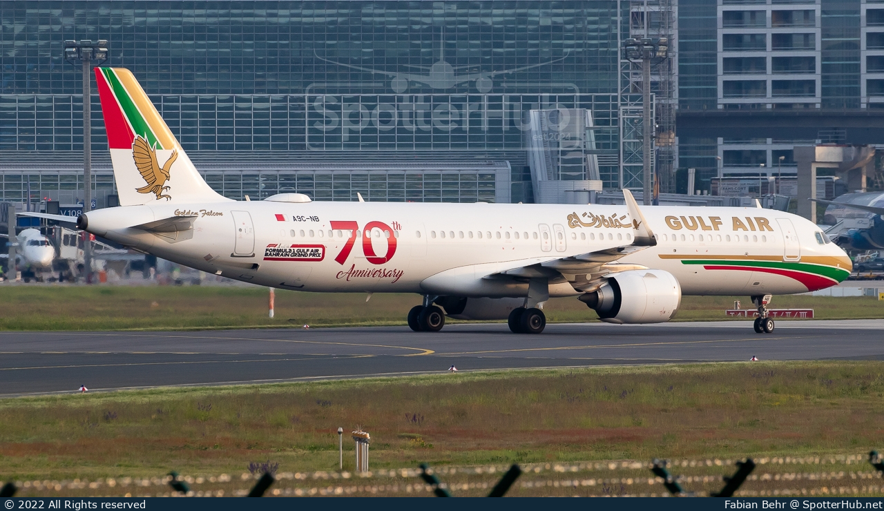 Photo of A9C-NB - Airbus A321-253NX operated by Gulf Air