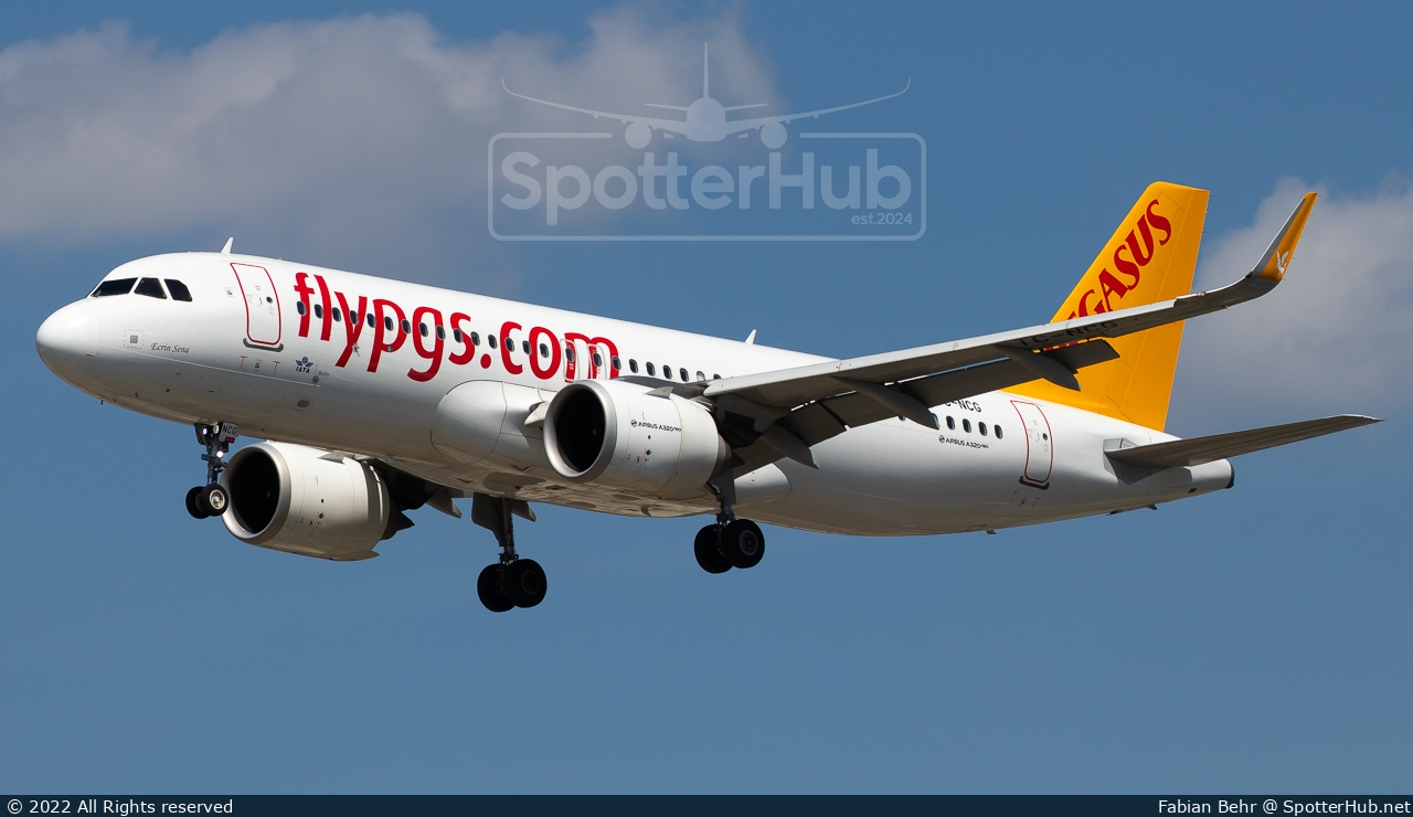 Photo of TC-NCG - Airbus A320-251N operated by Pegasus Airlines
