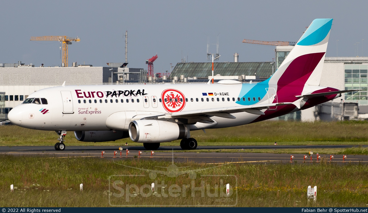 Photo of D-AGWE - Airbus A319-132 operated by Eurowings